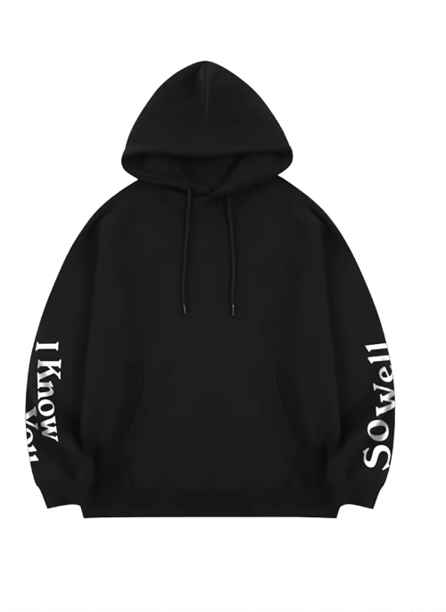Black I Know You So Well Hoodie | Bangchan – Stray Kids