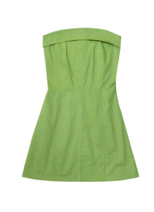 Green Tube Dress | Rose - BlackPink