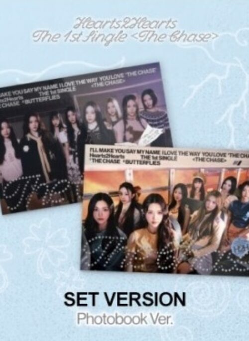 Hearts2Hearts 1st Single Album - The Chase | Photobook, Set version