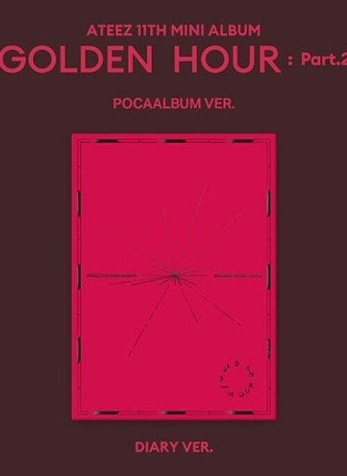 ATEEZ 11th Mini Album - GOLDEN HOUR : Part.2 | POCA Album, Diary version