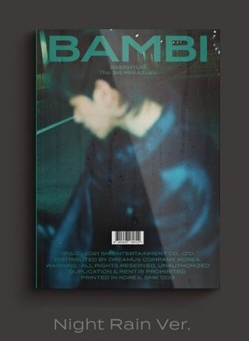 BAEKHYUN 3rd Mini Album - BAMBI | Photobook, Night Rain version