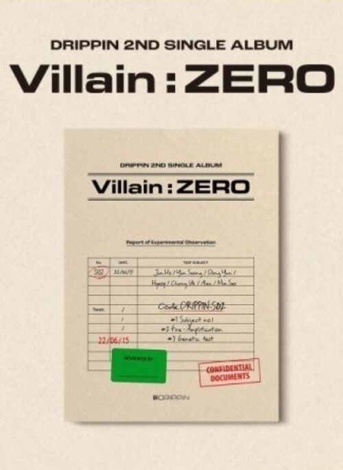 DRIPPIN 2nd Single Album - Villain : ZERO | B version