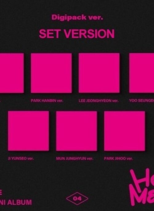 EVNNE 4th Mini Album - HOT MESS | Digipack, Set version
