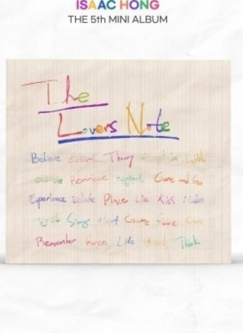 ISAAC HONG 5th Mini Album - The Lovers Note