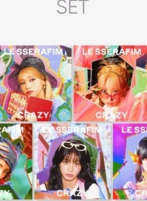 LE SSERAFIM 3rd Single Album - CRAZY | Japanese Edition, Solo Jacket, Set version
