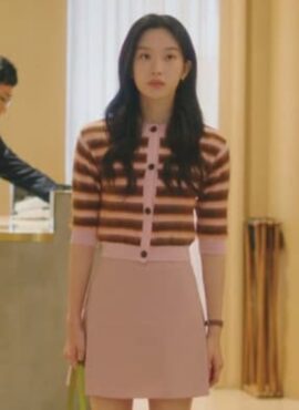 Light Pink A-Line Skirt | Baek Su Jeong – My Dearest Nemesis