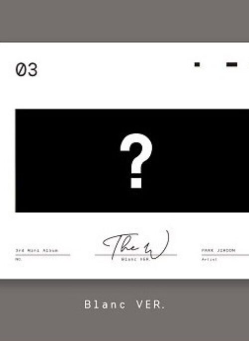 PARK JIHOON 3rd Mini Album - The W | Blanc version