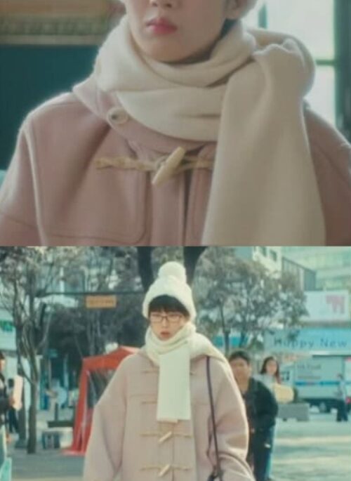 Pink Long Winter Coat | Baek Su Jeong- My Dearest Nemesis