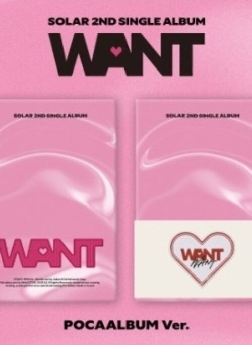 SOLAR 2nd Single Album - WANT | POCA Album Version