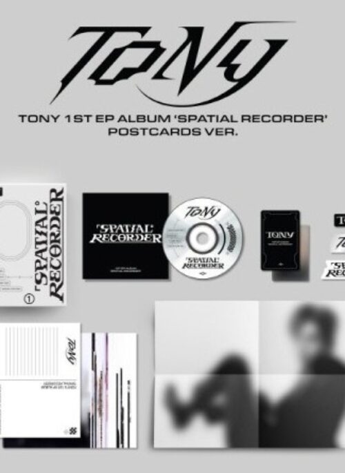 TONY 1st Mini Album - SPATIAL RECORDER | Postcards version