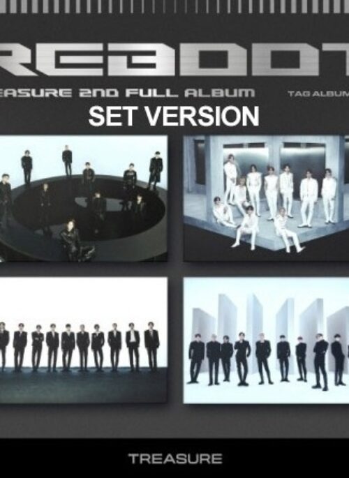 TREASURE 2nd Full Album - REBOOT | Set version, YG TAG