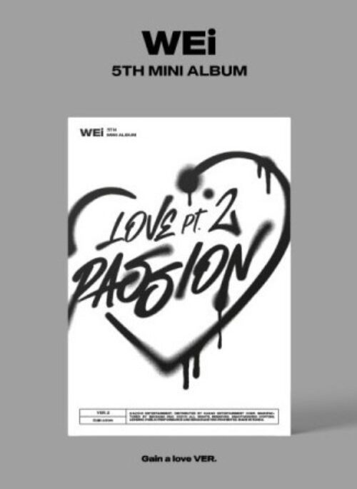 WEi 5th Mini Album - Love Pt.2 : Passion | Gain a love version