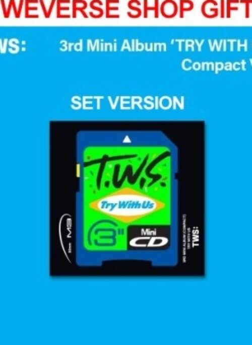 TWS 3rd Mini Album - TRY WITH US | Compact, Set version, Weverse Shop Gift